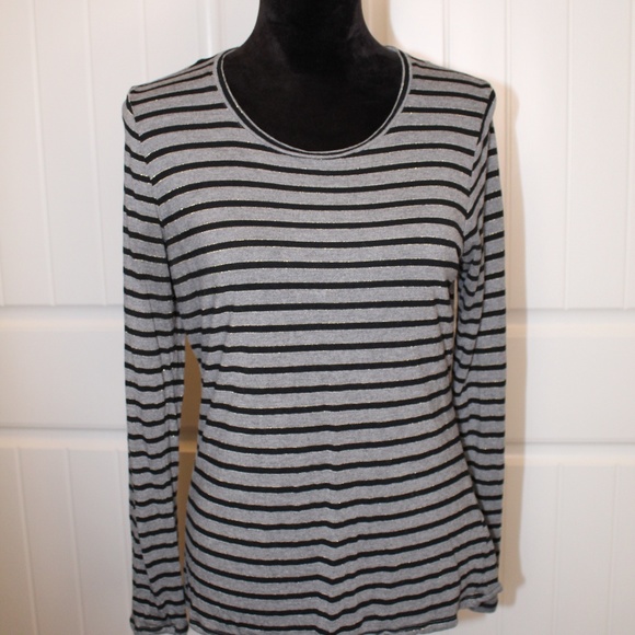 Apt 9 Long Sleeve Comfortable Scoop Neckline Top - Picture 1 of 6